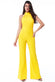 High Neck Open Back Jumpsuit TR257