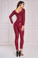 Stripe Sequin Jumpsuit TR265