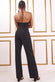 Scuba Crepe Wrap Bodice Jumpsuit TR299
