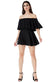 Off The Shoulder Frill Neck Skater Playsuit TR30B