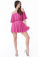 Off The Shoulder Frill Neck Skater Playsuit TR30B