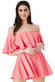 Off The Shoulder Frill Neck Skater Playsuit TR30B