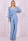 Chiffon Puffy Sleeve Jumpsuit TR314
