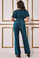 Lurex Wrap Style Jumpsuit TR359