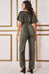 Lurex Wrap Style Jumpsuit TR359