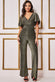 Lurex Wrap Style Jumpsuit TR359