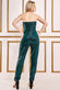 Patterned Sequin Velvet Corset Jumpsuit TR365