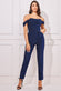 Lurex Cowl Bardot Jumpsuit TR374