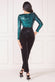 Liquid Sequin Jumpsuit With Corsage TR380