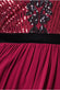 Patterned Sequin Bodice Maxi Dress DR3453