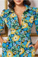 Floral Print Midi Shirt Dress GCD2485