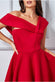 Scuba Foam One Shoulder Midi Dress DR3208