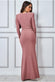 Lurex Long Sleeve Wrap Maxi Dress DR3314