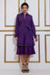 Tiered Shirt Dress With Belt DR3721