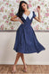 Printed Tea Dress With Collar DR3354