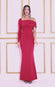 One Shoulder Scuba Maxi Dress DR3653
