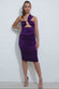 Ring Detail One Shoulder Ruched Midi DR3548