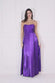 Front Split Satin Bandeau Maxi Dress DR3773