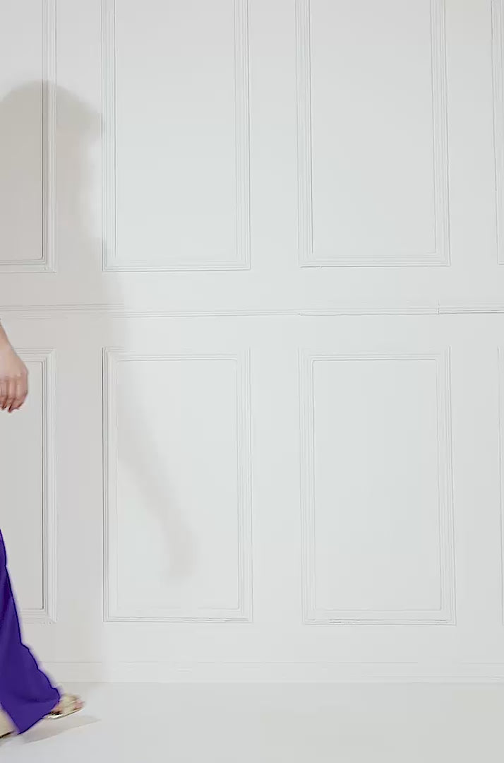 One Shoulder Front Split Scuba Maxi Dress DR3518