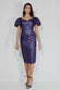 Foil Print Sleeveless High Low Midi Dress DR3734