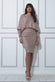Sequin Cowl Neck Midi Dress DR3497