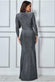 Lurex Long Sleeve Wrap Maxi Dress DR3314