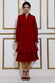 Tiered Shirt Dress With Belt DR3721