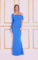One Shoulder Scuba Maxi Dress DR3653