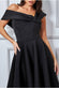 Scuba Foam One Shoulder Midi Dress DR3208