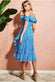 Cold Shoulder Midi Wrap Dress GCD2236C