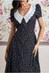 Printed Tea Dress With Collar DR3354