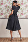 Printed Tea Dress With Collar DR3354