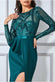Sequin Bodice With Front Frill Maxi Dress DR3232