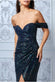 Off The Shoulder Sequin High Low Maxi DR2743