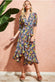 Short Sleeve Wrap Dress GCD2414