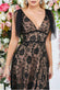 Embroidered Lace Maxi Flutter Sleeves DR3255