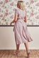 Printed Tea Dress With Collar DR3354