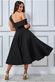 Scuba Foam One Shoulder Midi Dress DR3208